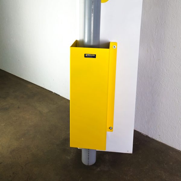 10Ga SHEET METAL OUTSIDE CORNER MOUNTED PIPE PROTECTOR  (10” Wide x 8" Deep) - Image 6