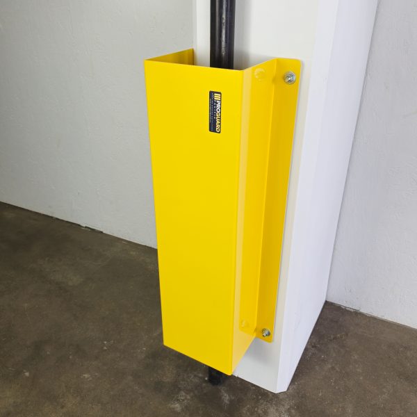 10Ga SHEET METAL OUTSIDE CORNER MOUNTED PIPE PROTECTOR  (8" Wide x 6" Deep) - Image 3