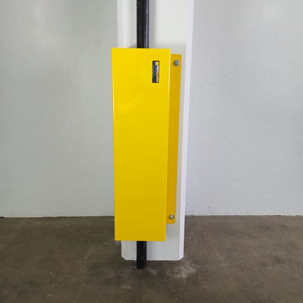 10Ga SHEET METAL OUTSIDE CORNER MOUNTED PIPE PROTECTOR  (8" Wide x 6" Deep) - Image 6