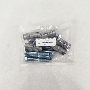 3/8” x 1 ½” CMU Block Wall Installation Kit (Pack of 6)