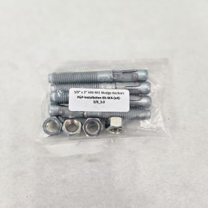 3/8” x 3” Premium Concrete Wedge Anchors (Pack of 4)