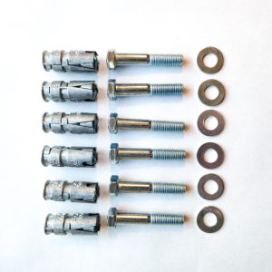 3/8” x 1 ½” CMU Block Wall Installation Kit (Pack of 6)