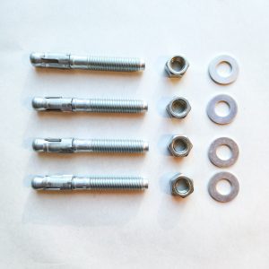 3/8” x 3” Premium Concrete Wedge Anchors (Pack of 4)