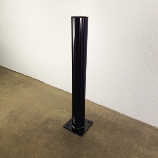 BOLLARD - SURFACE MOUNT 10 Gauge 4.5"Dia x 36" Tall - Black - Image 3